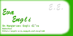 eva engli business card